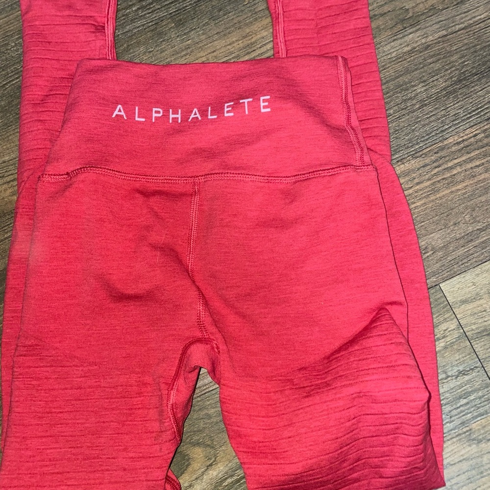 Alphalete xsmall leggings coral color
